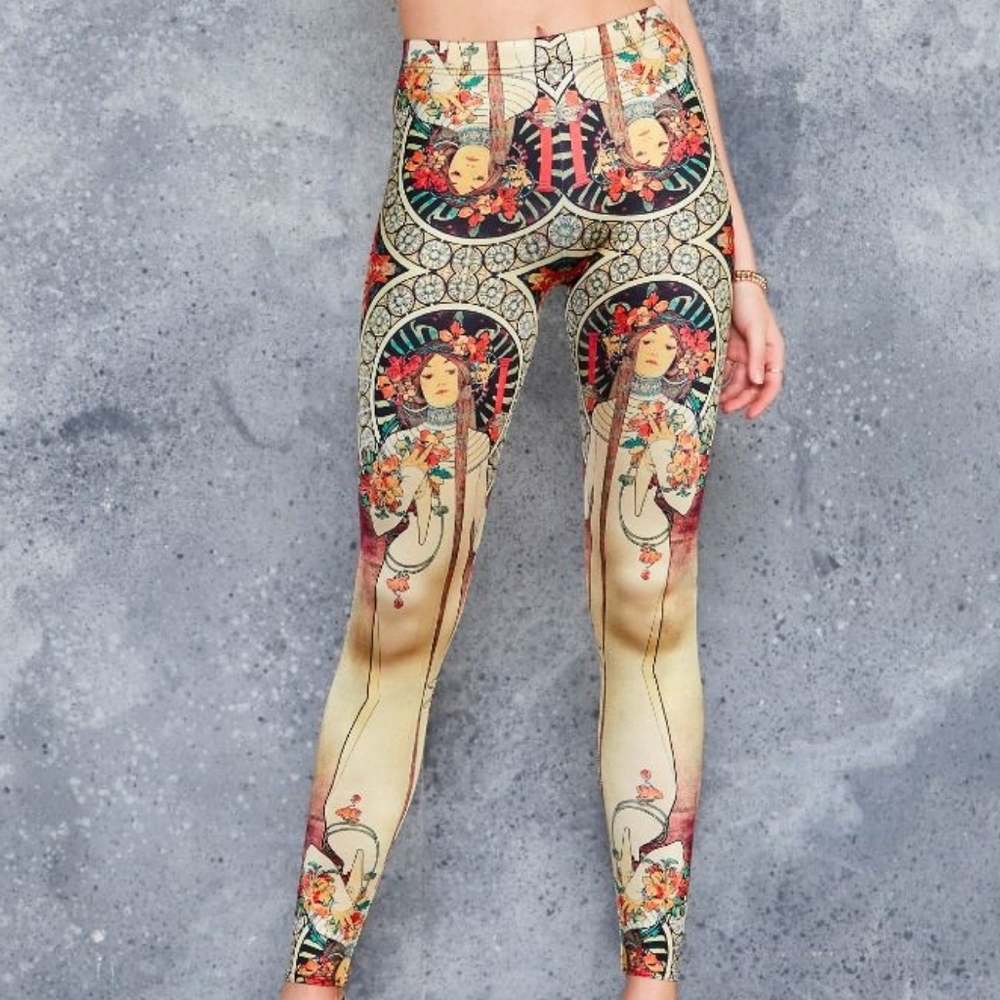 BlackMilk La Trappistine Leggings Large